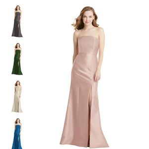 Dessy Group Dress BB133 Color Toasted Sugar Size 2 R